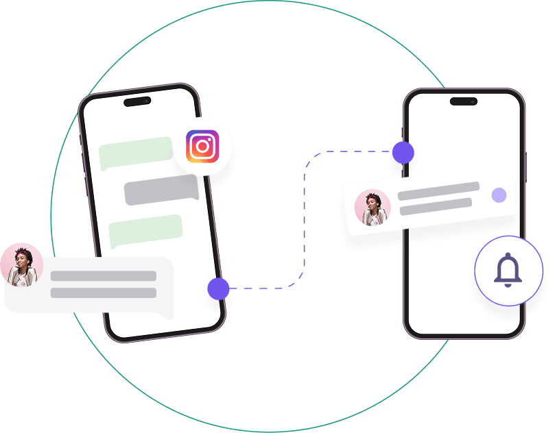 ReadyChatAI dashboard connected to an Instagram account